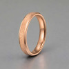 Alliance homme femme en carbure de tungstène or rose – 4 mm
