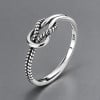 Bague ouverte argent noeud celtique