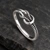 Bague ouverte argent noeud celtique