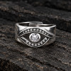 Bague argent ouverte oeil de dieu zirconium