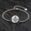 Bracelet personnalise femme acier chaine plaque or personnalisable