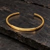 Bracelet jonc gourmette femme en acier inoxydable plaqué or – Personnalisable et ajustable