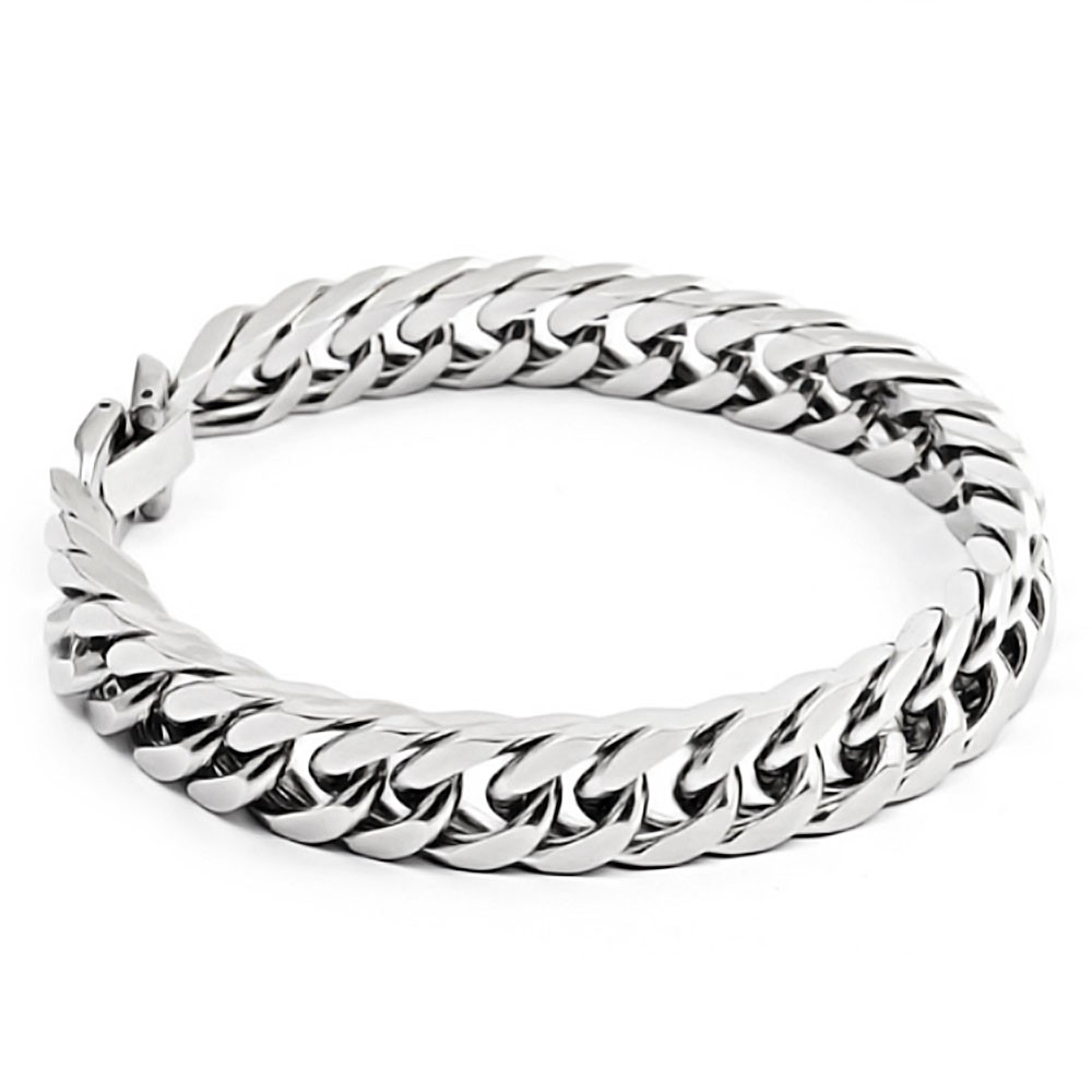 Men's Stainless Steel Chain Bracelet - BijouxStore - webid:363