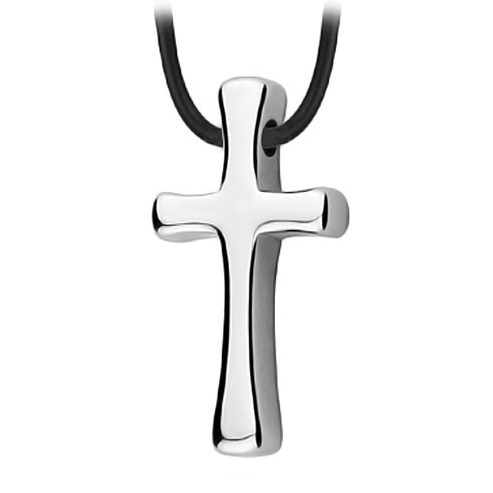 Men S High Polished Tungsten Cross Pendant Bijoux Webid 112 Men S High Polished Tungsten Cross Pendant
