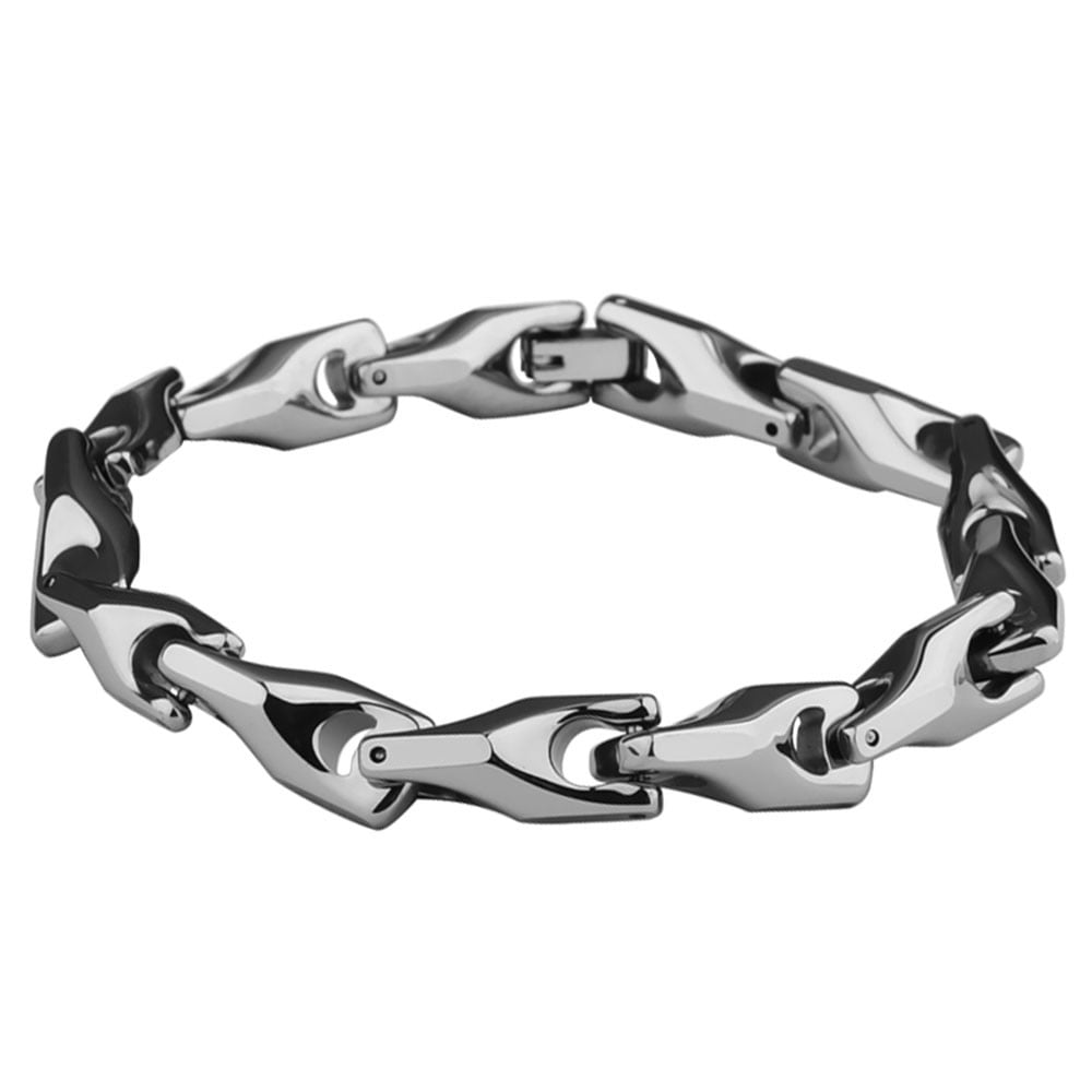 Men's Polish Tungsten Carbide Chain 