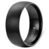 Bague titane noire