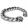 Men's Stainless Steel Chain Bracelet Fleur De lys Clasp