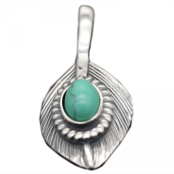 Pendentif argent boule de fleur