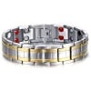 Men's Stainless Steel 2Tone Magnetic Bracelet