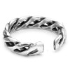 Braided Sterling Silver Open Signet Ring