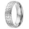 Men's Stainless Steel BIker Tire Ring