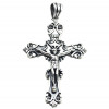 Pendentif argent homme croix celtique crucifix christ
