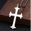 Men's Sterling Silver eye of providence Cross Pendant