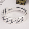 Men's Sterling Silver Chain Open Ring