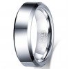 High Polished Tungsten Personalized wedding Band Ring