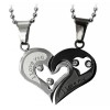 Heart Stainless Steel Couple Pendant 
