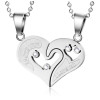 Heart Stainless Steel Couple Pendant 