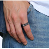 Men's Black Titanium Spinner Band Custom Ring