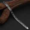 Pulsera piramidal magnética de cerámica para hombre con imanes