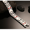Herrenarmband aus 2-Ton-Magnetstahl