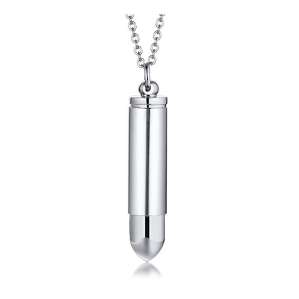 Men's Ball Stainless Steel Engraving Pendant Necklace