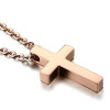 Colgante de hombre personalizado Cruz de acero para grabar personalizar