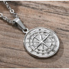 Men's Stainless Steel polaris star Cross Custom engraving Pendant