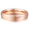 Women's Gold Plated Stainless Steel Polished Band Ring