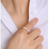Women's Gold Plated Stainless Steel Polished Band Ring
