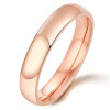 Women's Gold Plated Stainless Steel Polished Band Ring