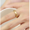 Bague mariage tungstene plaque or alliance personnalisee