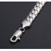 Men's Polished Stainless Steel Cuba Chain Bracelet