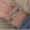 Men's Sterling Silver Anchor Chain Bracelet
