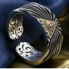 Bague argent chevaliere homme oeil de la providence
