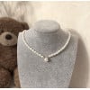 AAA quality 14K GF oval freshwater pearl necklace 5-6mm