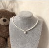 Collier perles ovale eau douce 5-6mm qualite AAA 14K GF