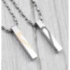 Stainless Steel Couple Necklaces Heart Pendant