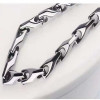 Bracelet homme chaine maillon tungstene facettes polie