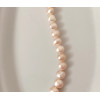 Pulsera barroca de perlas de agua dulce rosas 10 mm cierre de plata chapada en oro