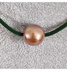 Halsketting met gekweekte parelhanger van 60 cm, 12 mm AAA