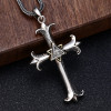 Men's Sterling Silver eye of providence Cross Pendant