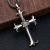 Pendentif homme croix oeil de la providence argent massif