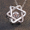 Sterling Silver Cubic Zirconia Star Of David Pendant