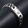 Men's Biker Chain Stainless Steel Celtic Knot Bracelet