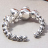 Women's Sterling Silver rose Open Ring