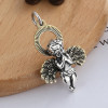 Men's Sterling Silver guardian angel Pendant