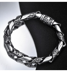 Men's Sterling Silver Bracelet Celtic viking