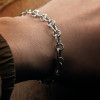 Bracelet homme argent massif chaine marine