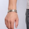 Herrenarmband aus 2-Ton-Magnetstahl