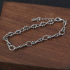 925 silver twisted chain bracelet for men and women